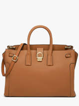 Sac  Main L Equestre Cuir Etrier Beige equestre EEQT142L