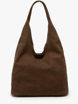 Hobo L Cavalier Nubuck Cuir Etrier Marron cavalier nubuck ECAN154L