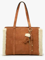 Cabas M Alpin Cuir Etrier Marron alpin EALP140M