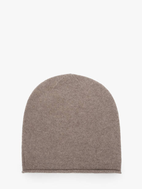 Beanie Cashmere Vercors Etrier Brown vercors EVER426U other view 4