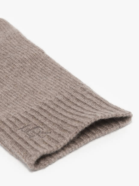 Gloves Cashmere Vercors Etrier Brown vercors EVER428U other view 1