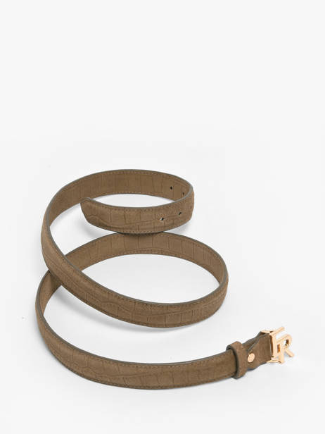 Ceinture Equestre Croco Etrier Marron equestre croco EECQ414C vue secondaire 2